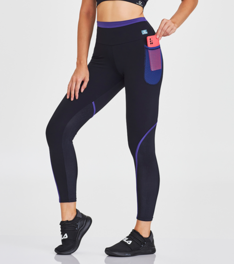 Legging Nakay Mesh Pocket - Black