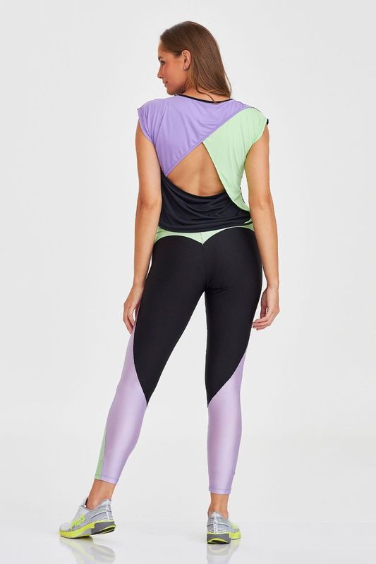 Cropped Colorful - Black