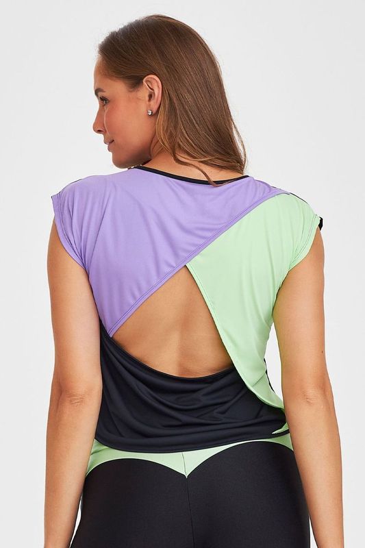Cropped Colorful - Black