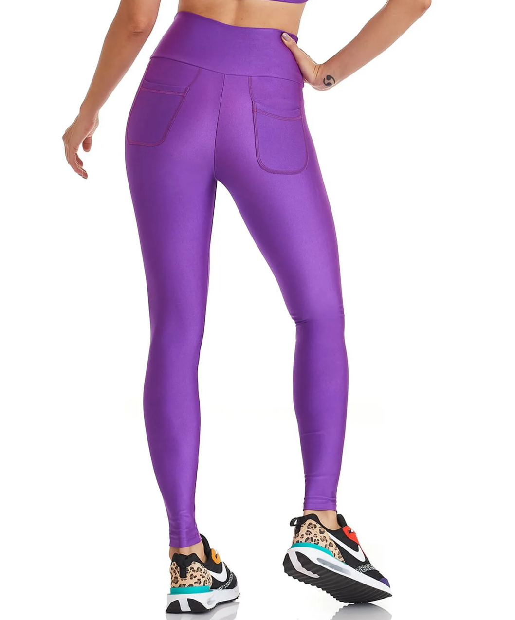 Legging With Zipper Classic - Purple Fuchsia