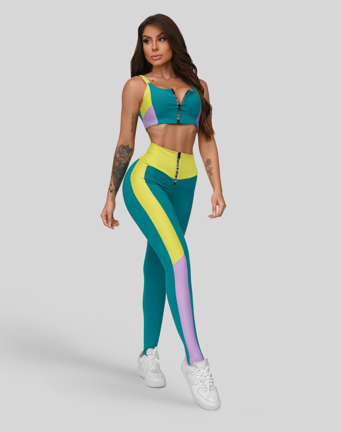 Let's Gym™ Rainbow Legging - Jade