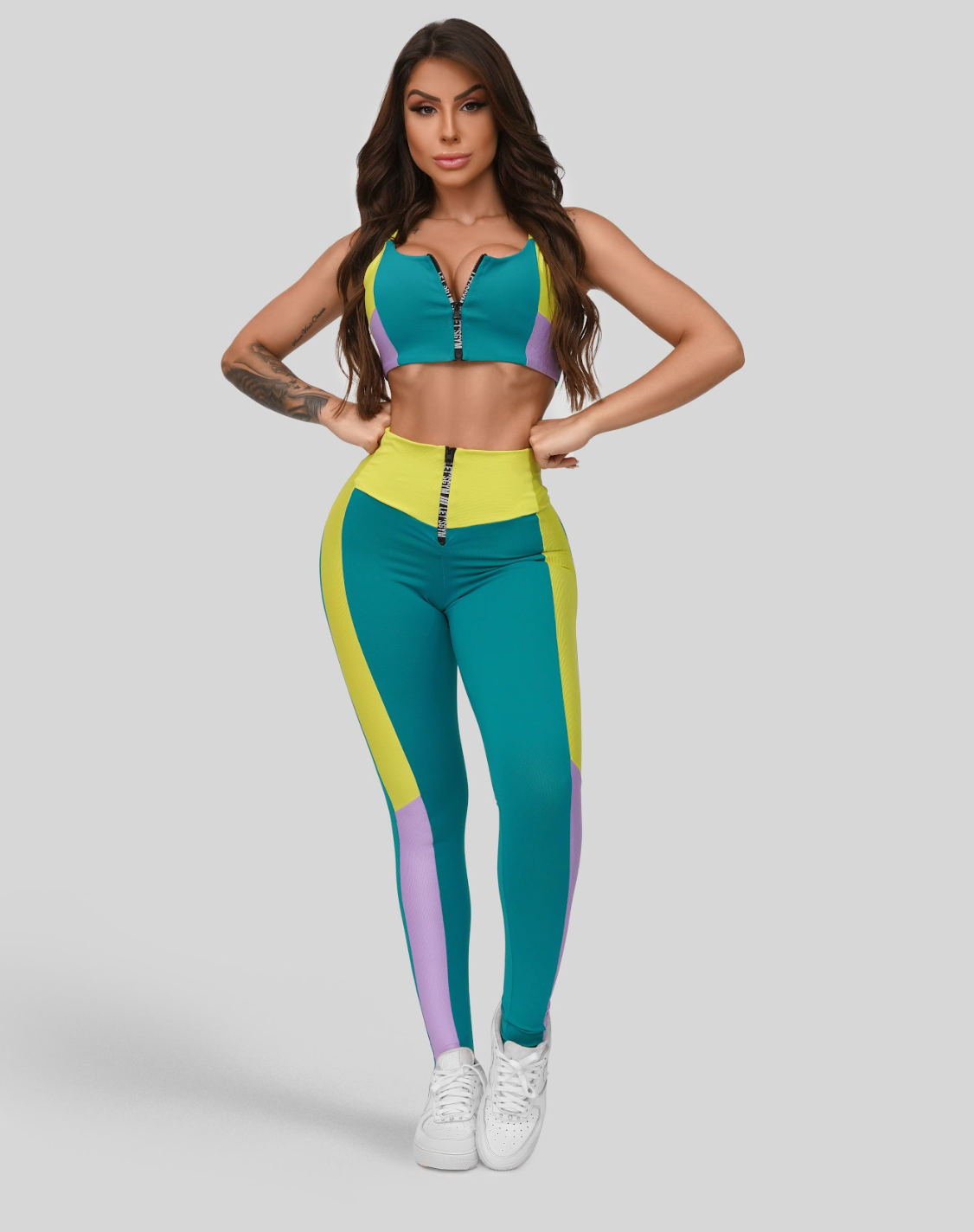Let's Gym™ Rainbow Legging - Jade