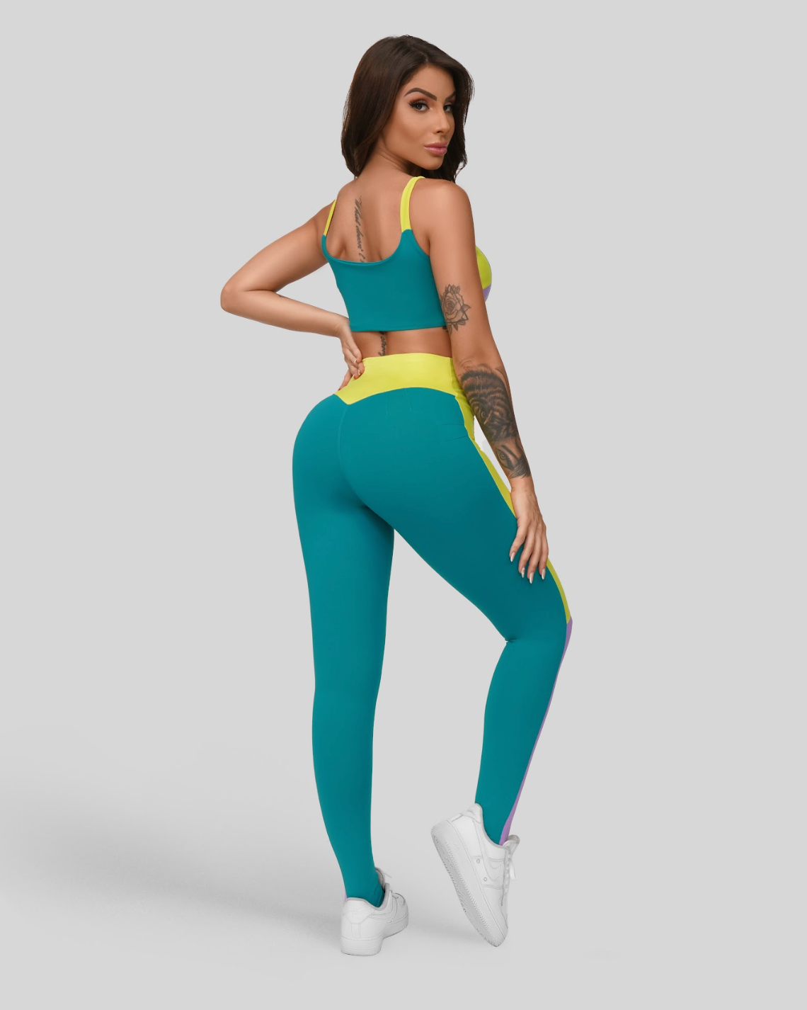 Let's Gym™ Rainbow Legging - Jade