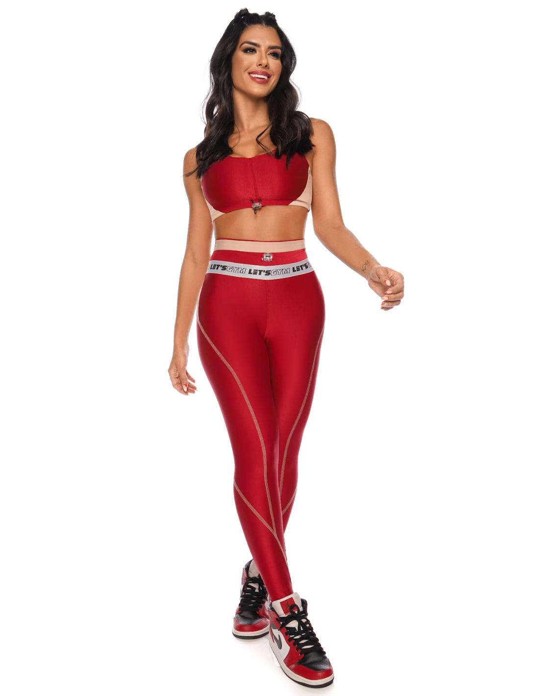 Let's Gym™ Cyber Bra - Red