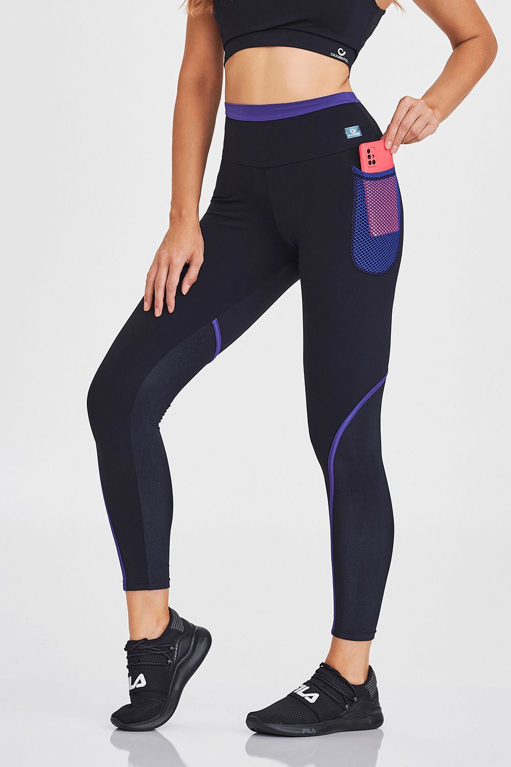 Legging Nakay Mesh Pocket - Black