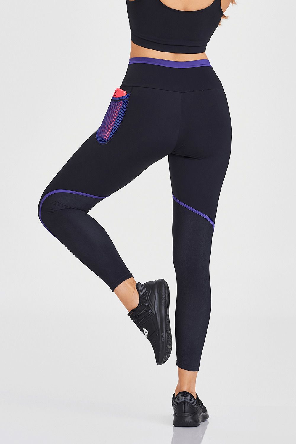 Legging Nakay Mesh Pocket - Black