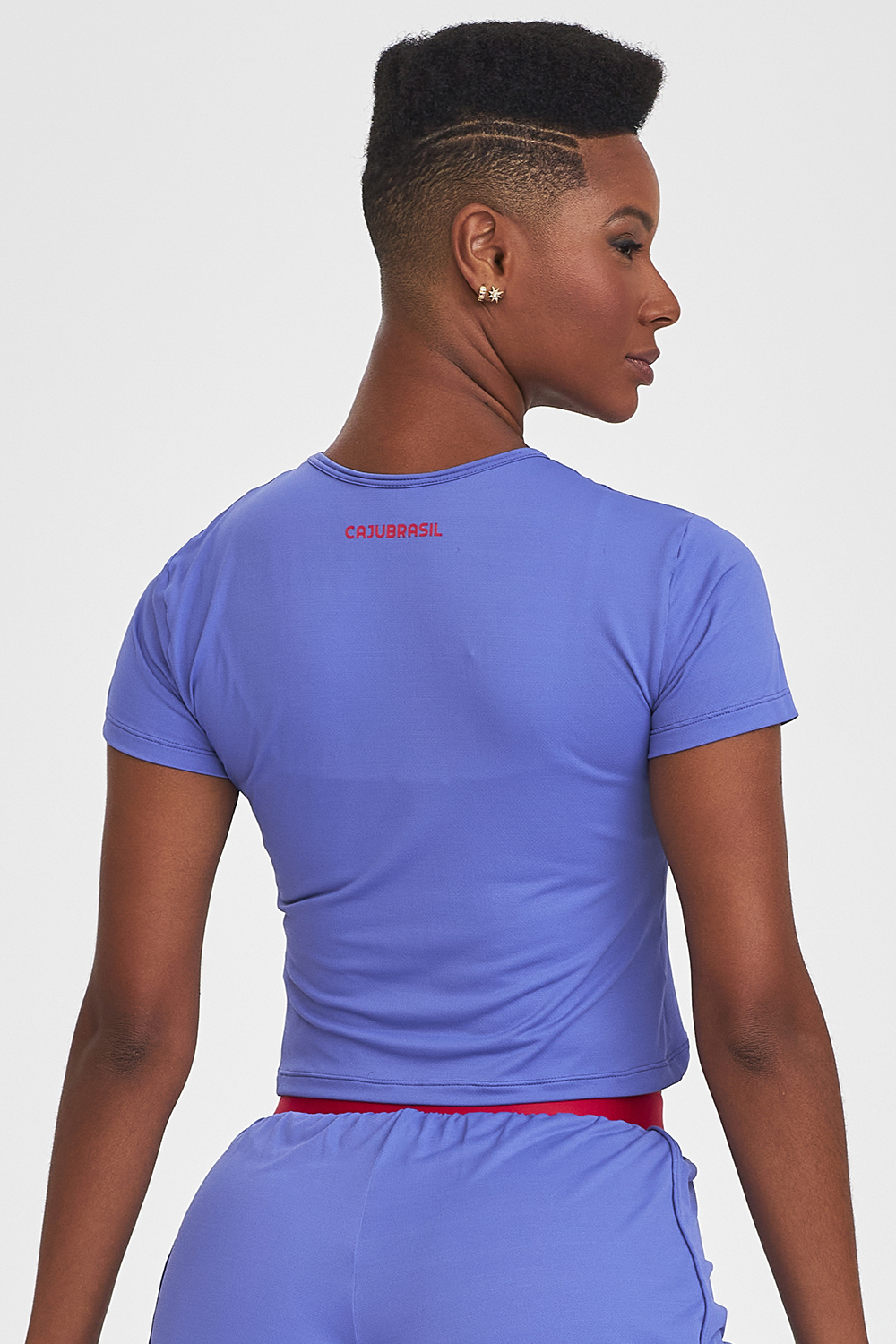 Cropped Sport Solid - Blue Peri additional view