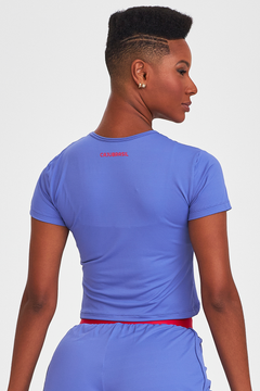 Cropped Sport Solid - Blue Peri additional view