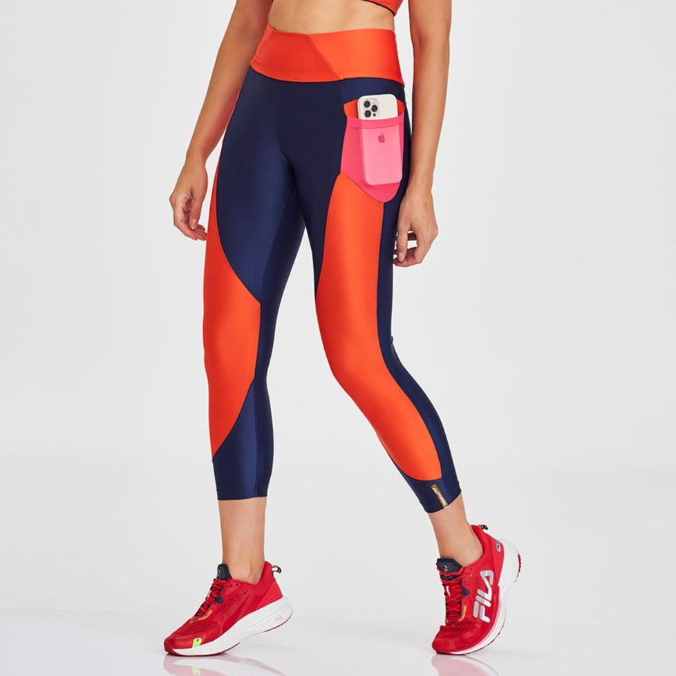 Legging Colorful With Pockets - Navy Blue product view