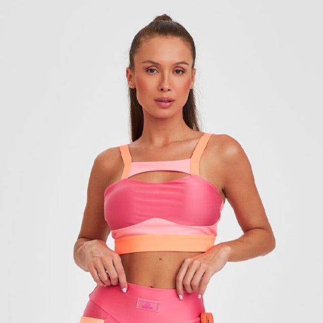 Top Atletika Neon - Pink Pop product view