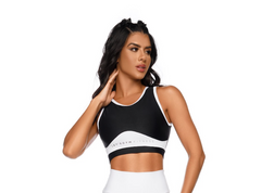 Let's Gym Super Charm Bra - Black product view