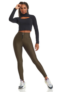 Long-Sleeve Cropped Posh - Black additional view
