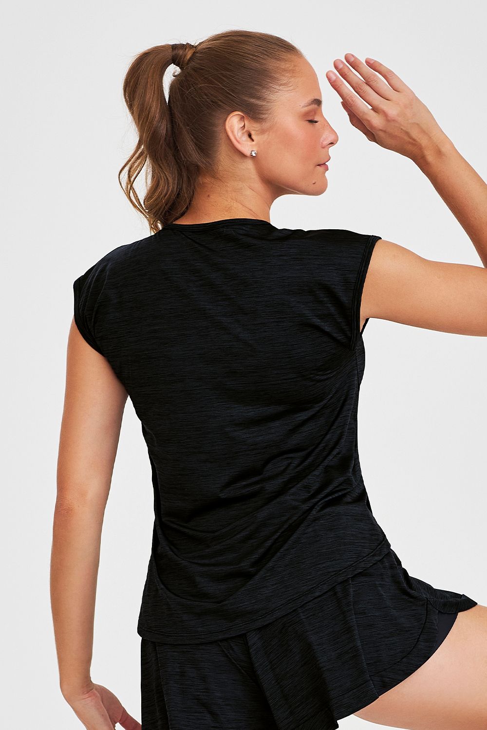 Shirt With Open Sides - Black additional view