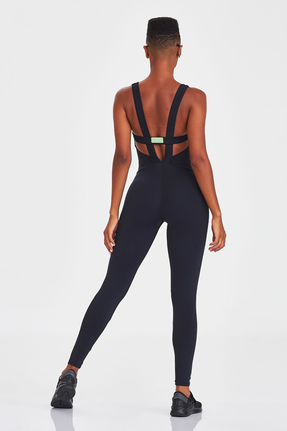 Jumpsuit Nakay Asymmetrical - Black detail view